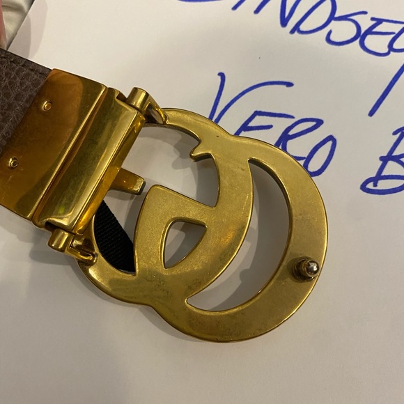 GUCCI Reversible Belt Double G Sz 85 - Picture 12 of 16